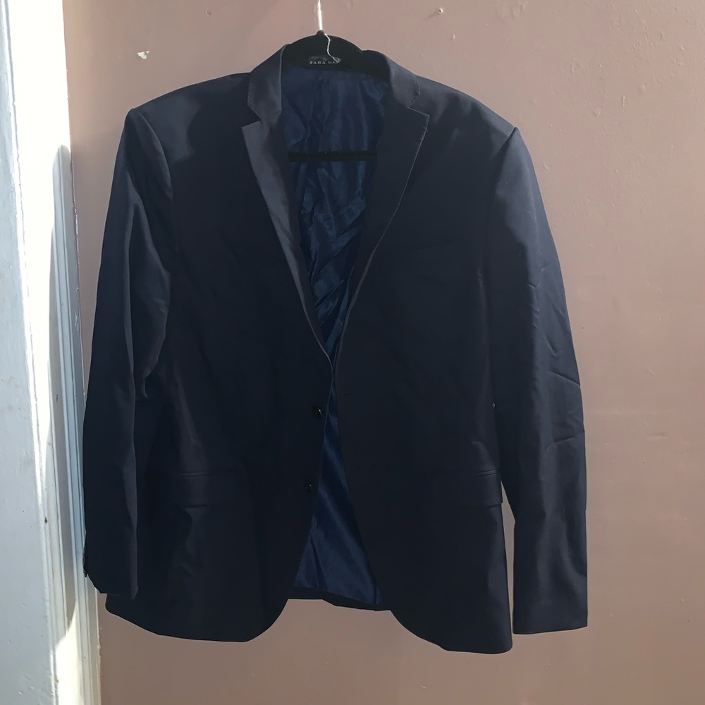 Navy blue Zara blazer size 44